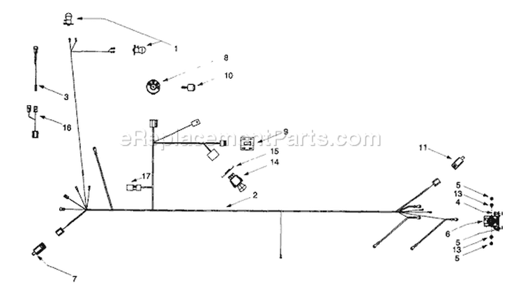 Page C Diagram and Parts List for 13AD604G401 1999 Yard Man Lawn Tractor